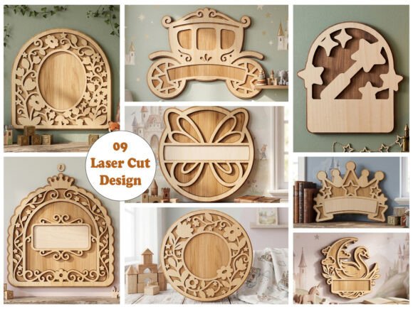 Download Fairytale Nursery Name Sign Laser Cut - Premium Resources