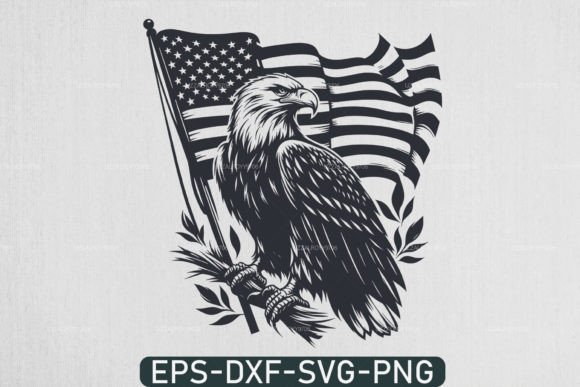 Download Eagle with American Flag Svg T-shirt - American flag svg Collection