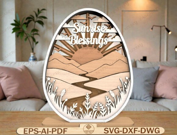 Download Easter Egg Laser Cut File - Premium Resources